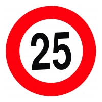 NALJEPNICA OGRANIČENJA BRZINE 25