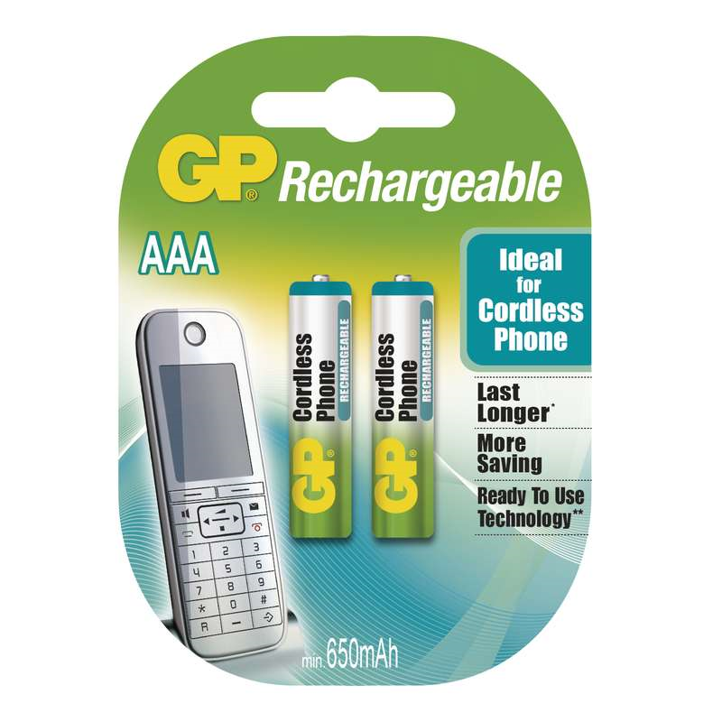 2X PREKIDAČ GP PUNJIVI 1.2V AAA NIMH 650MAH PUNJIVI