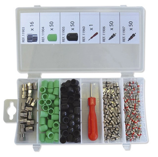 KAPE VENTILA I JEZGRA GUME - 116 KOMADA JBM 52673