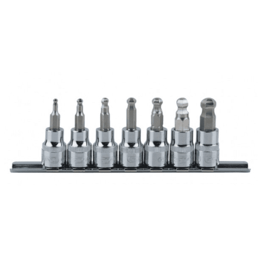 3/8" CHROMEPLUS SET UMETKA ZA NAZAD, imbus, 7-DIJELNI 3-10MM 918.3772 KS TOOLS