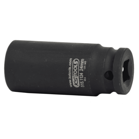 1/2" ŠESTOKUTNI NASTAV, TEŠKI, DUGI, 24 MM 515.1124 KS TOOLS