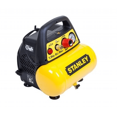 KOMPRESOR PRIJENOSNI DN 200/8/6 6 LITAR SPREMNIK STANLEY 230V, 1.1KW, 8 BAR