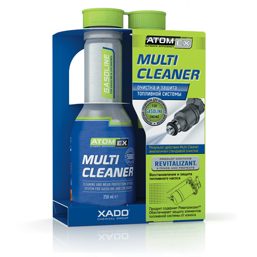 ADITIV XADO ATOMEX MULTI CLEANER HIGH PERFORMANCE FUEL SYSTEM CLEANER ZA BENCIN/LPG 250 ML