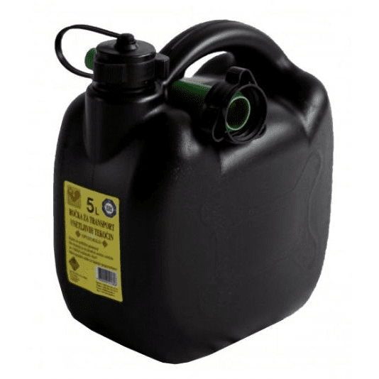 RUČKA ZA GORIVO 5L AHA PLASTIKA CRNA