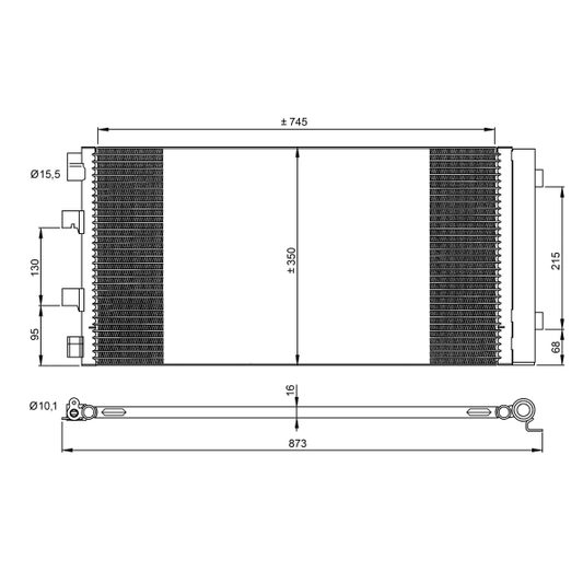 VALEO 814179 KONDENZATOR