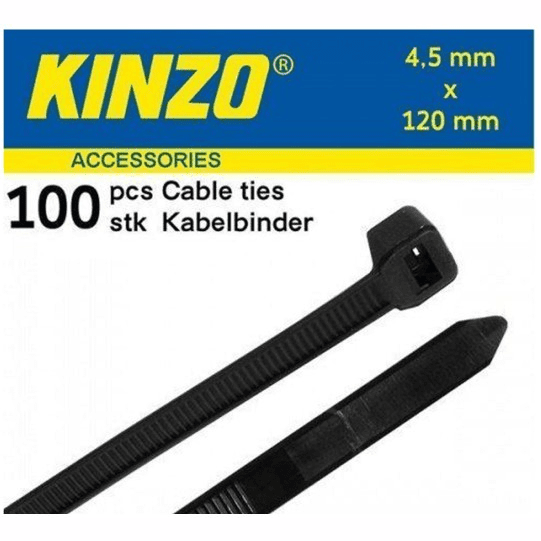 VEZICE 4.5X120MM CRNIE 100KOM