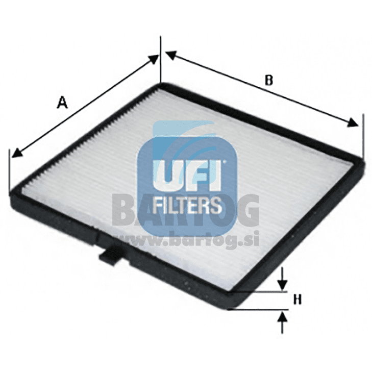 FILTER KABINE UFI 53.118.00