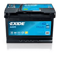 AKUMULATOR EXIDE EK620 62AH D+ 680A(EN) 242X175X190 AGM