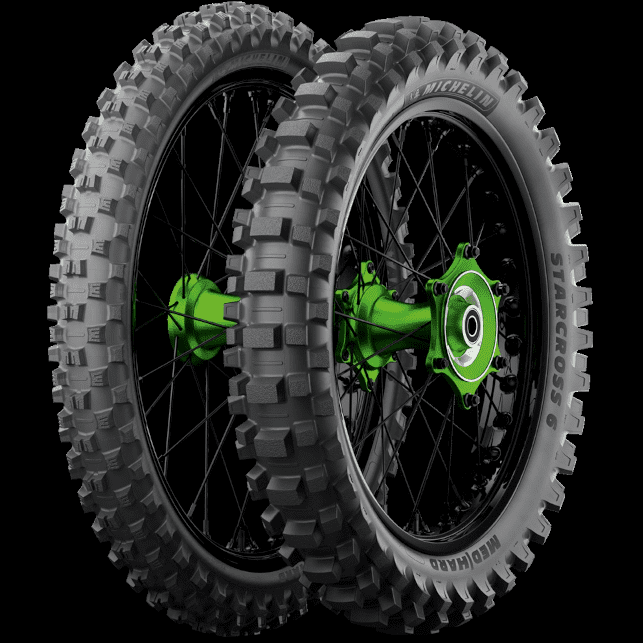 MOTO GUME 100/90-19 57M STARCROSS 6 MEDIUM HARD (R) TT MICHELIN