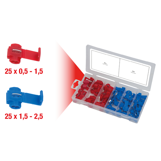 SET SPOJKI ZA ŠIRENJE, 50 KOMADA 970.0570 KS TOOLS