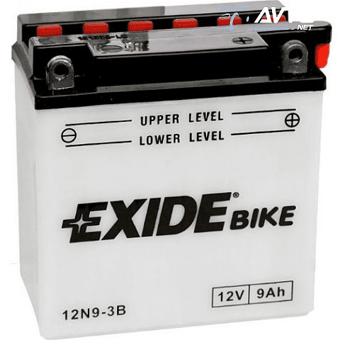 AKUMULATOR EXIDE 12N9-3B 9AH D+ 90A(EN) 135X75X139 MOTO