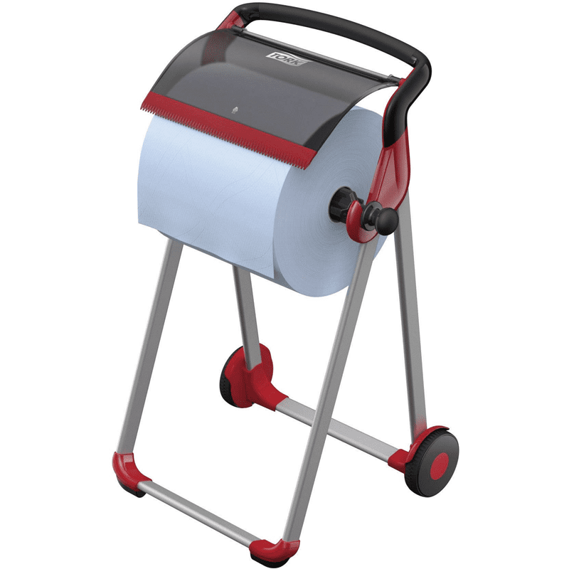 INDUSTRIJSKI DRŽAČ ZA KRPE SAMOSTOJEĆI CRVEN