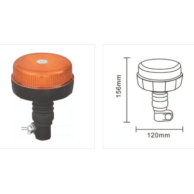 ROTACIJSKA SVJETLO 12XLED*3W 12V/24V ALR0006 KAMAR