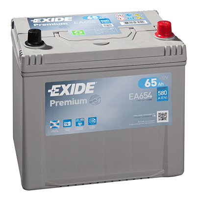 AKUMULATOR EXIDE PREMIUM EA654 65AH D+ 580A(EN) 230X173X222