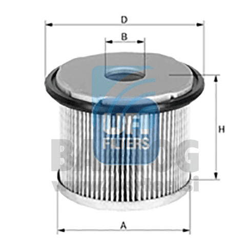 FILTER GORIVA UFI 26.690.00