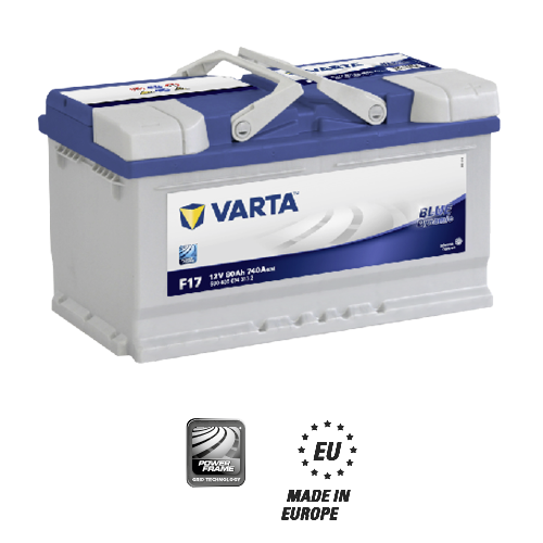 BATERIJA VARTA F17 80AH D+ 740A(EN) 315X175X175