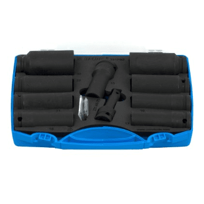 GARNITURA UDARNIH KLJUČEVA 1/2" U PLASTIČNOJ KAZETI UNIOR 612507