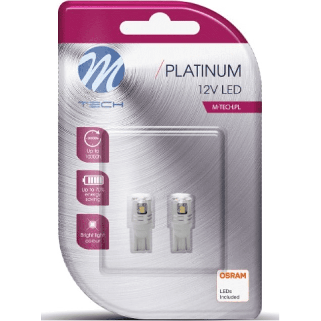 2X ŽARULJA LED 12V W5W 12XSMD3014 CANBUS BIJELA