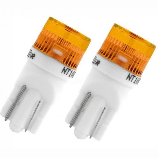 ŽARULJA LED NEOLUX 12V T10 YELLOW, 0,5W W2.1X9.5D BLISTER DUPLI