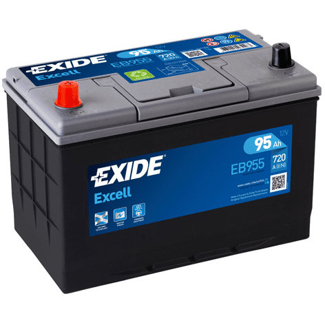BATERIJA EXIDE EXCELL EB955 95AH L+ 720A(EN) 306X173X222 95AH-100AH