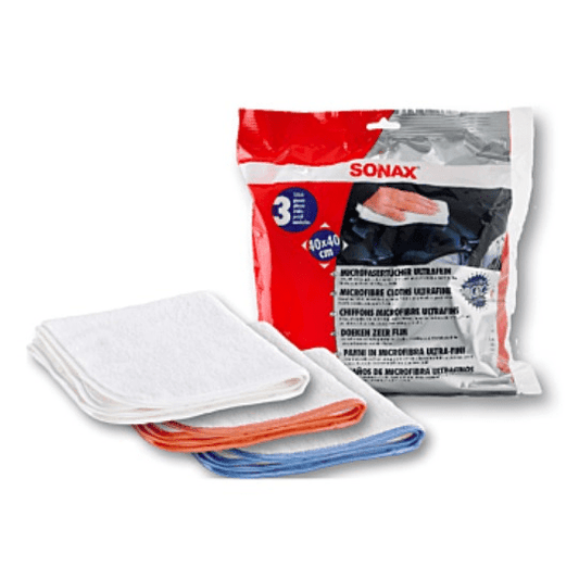 MIKROFIBER KRPE POSEBNO FINE 3KOM 40X40CM SONAX 04507000 450700