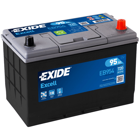 BATERIJA EXIDE EXCELL EB954 95AH D+ 720A(EN) 306X173X222 95AH-100AH