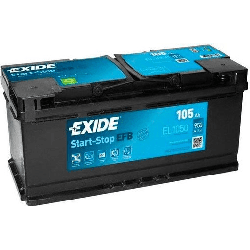 AKUMULATOR EXIDE EFB EL1050 105AH D+ 950A(EN) 392X190X190 = EFB