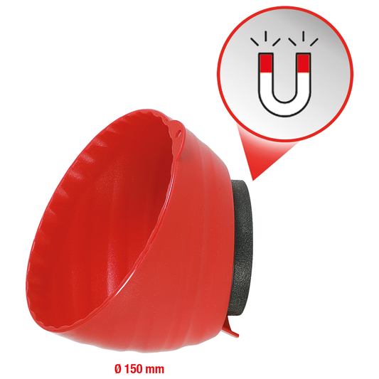 MAGNETNA PLASTIČNA ŠALICA, O 150MM 800.0156 KS TOOLS