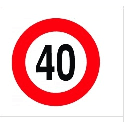NALJEPNICA 40 LIMIT (MA-JA GRAPHICS)