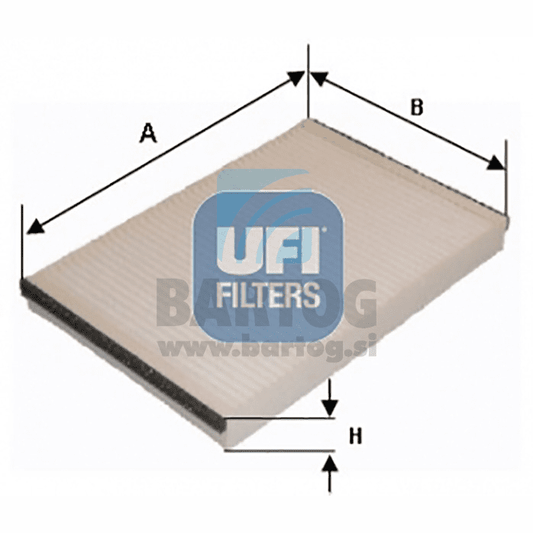 FILTER KABINE UFI 53.152.00