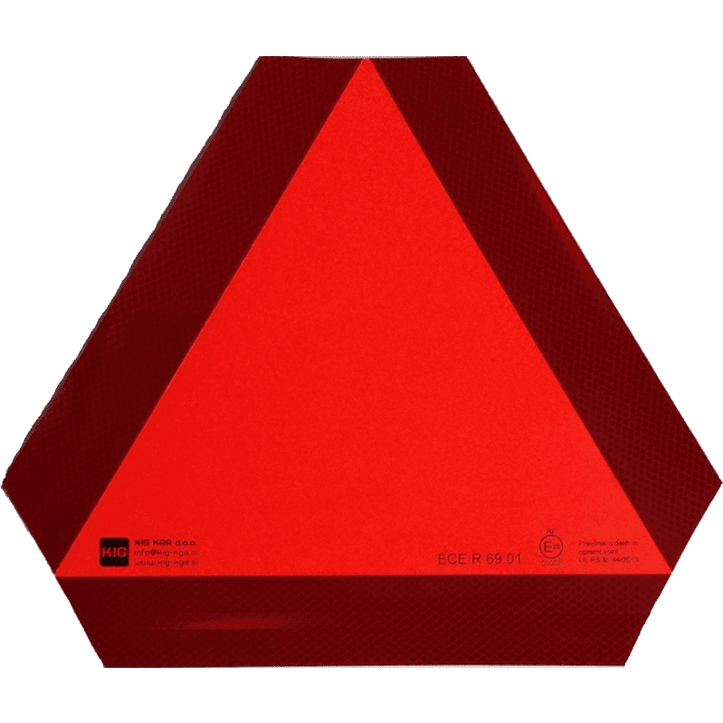 ECE 69.01 PLOČICA ZA OZNAČAVANJE TRAKTORA, SPORA VOZILA ALU