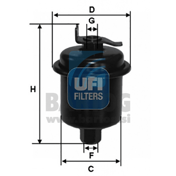 FILTER GORIVA UFI 31.621.00