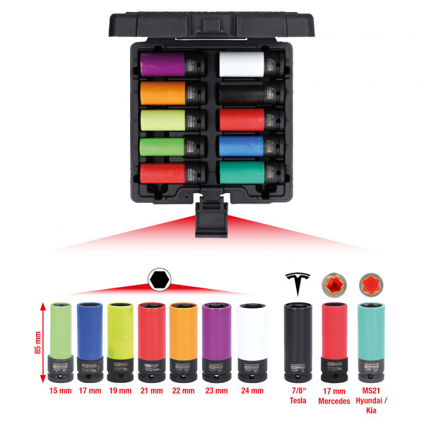 1/2" SET SPECIJALNIH ŠIVTOVA JAČA VERZIJA ZA ALUMINIJSKE FELGE, 10 KOMADA 515.089