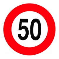 NALJEPNICA 50 OGRANIČENJA BRZINE