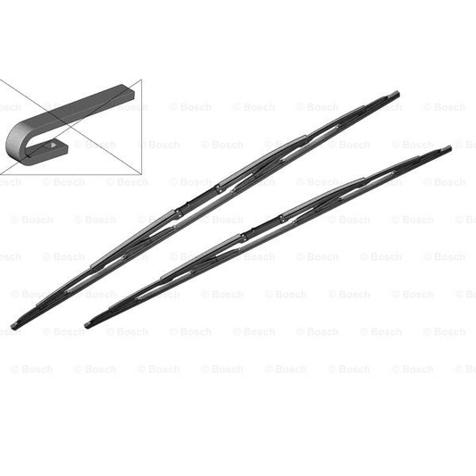 METLICA BRISAČA BOSCH 3 397 005 807 530/530MM 807 TWIN STD SET