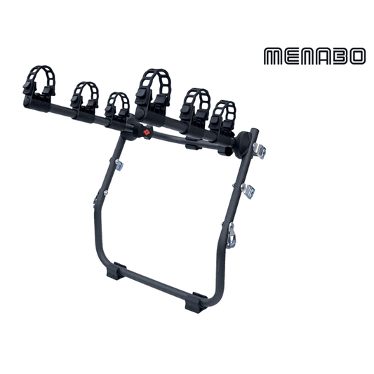 NOSAČ ZA PRIJEVOZ GUMA STRAGA MISTRAL 3 FELGE VISEČE, PRIČVRSTITI NA ZADNJA VRATA MENABO