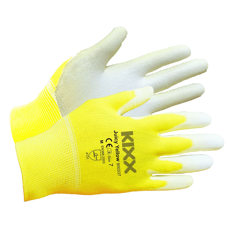 RUKAVICE JUICY YELLOW KIXX GD337 BR. 7 ŽUTA