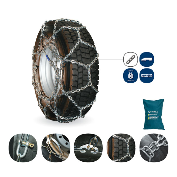 lanci za snijeg STANDARD WURT 1430; 295/80R22.5, 335/80R20, 13/80-20, 12-22.5, 12.5-20, E20 Pilote,