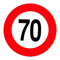 70 NALJEPNICA OGRANIČENJA (MA-JA GRAPHICS)