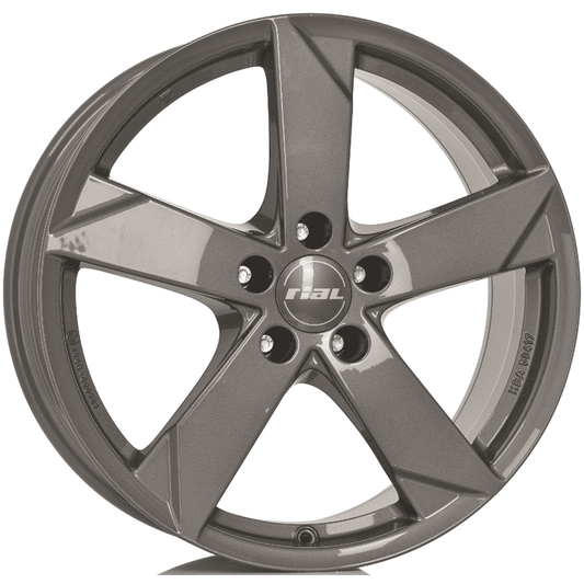 FELGE A14 5X100 ET38 5.0X14 RIAL KODIAK GRAPHITE 57.1 (AUDI, SEAT, ŠKODA, VW)