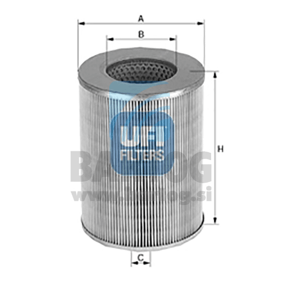 FILTER ZRAKA UFI 27.386.00