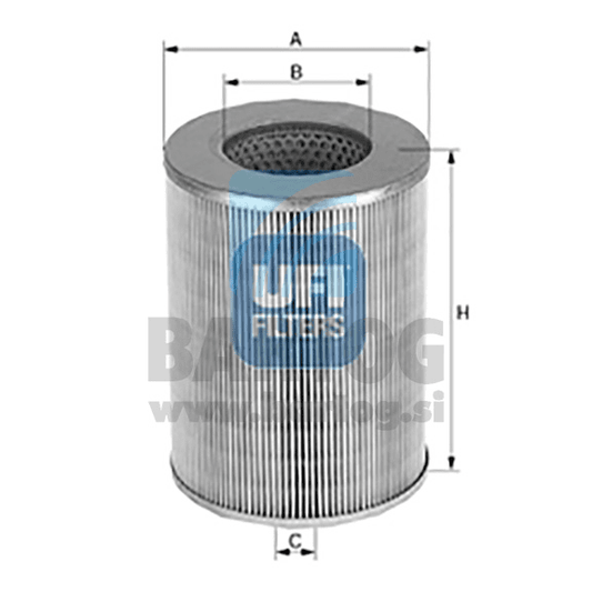 FILTER ZRAKA UFI 27.386.00