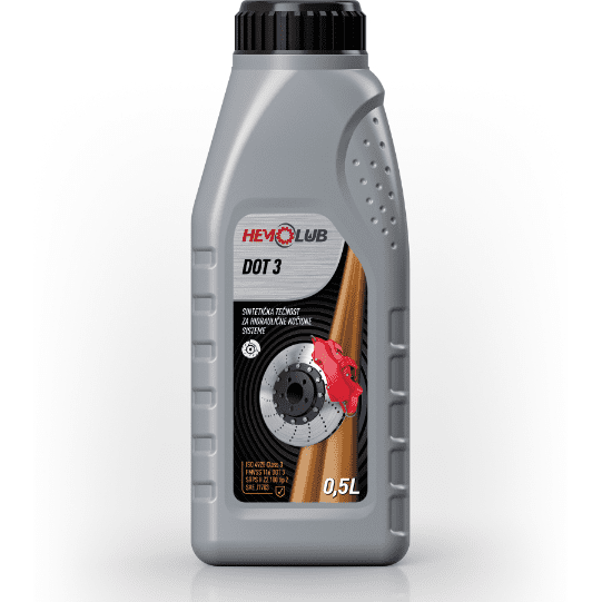 ZAVORNA TEKOČINA HEMOLUB DOT 3 0,5L