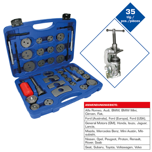 ALAT ZA PREŠANJE KOČIONOG KLIPOVA BT701050 BRILLIANT TOOLS