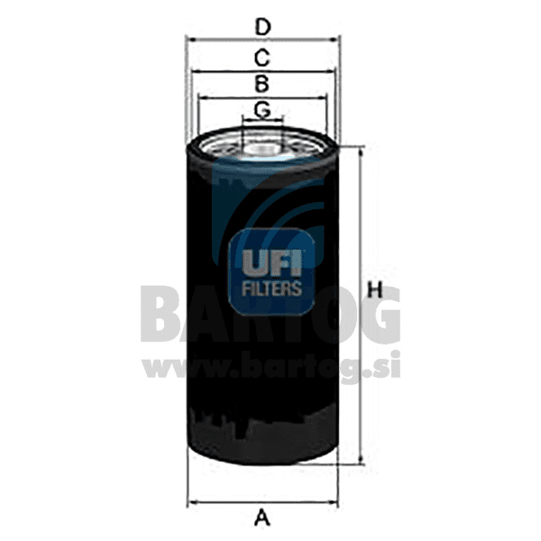 FILTER OLJA UFI 23.144.00