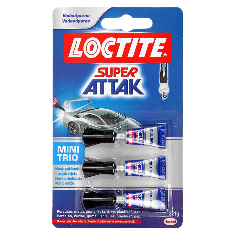LJEPILO LOCTITE SUPER BOND MINI TRIO 3X1G