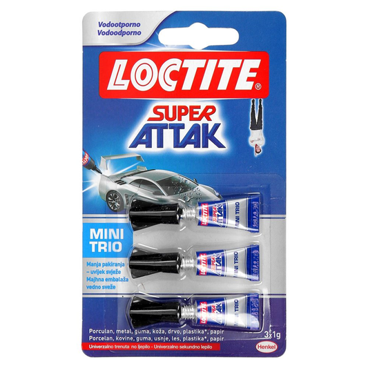 LJEPILO LOCTITE SUPER BOND MINI TRIO 3X1G