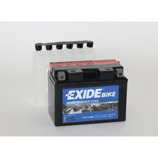 AKUMULATOR EXIDE ETZ14-BS L+ 11AH 205A(EN) 150X87X110 YTZ14-BS