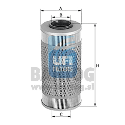 FILTER GORIVA UFI 26.695.00