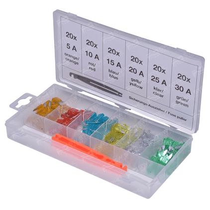 SET OSIGURAČA MINI 121 KOM 5-30A S8115 SW-STAHL